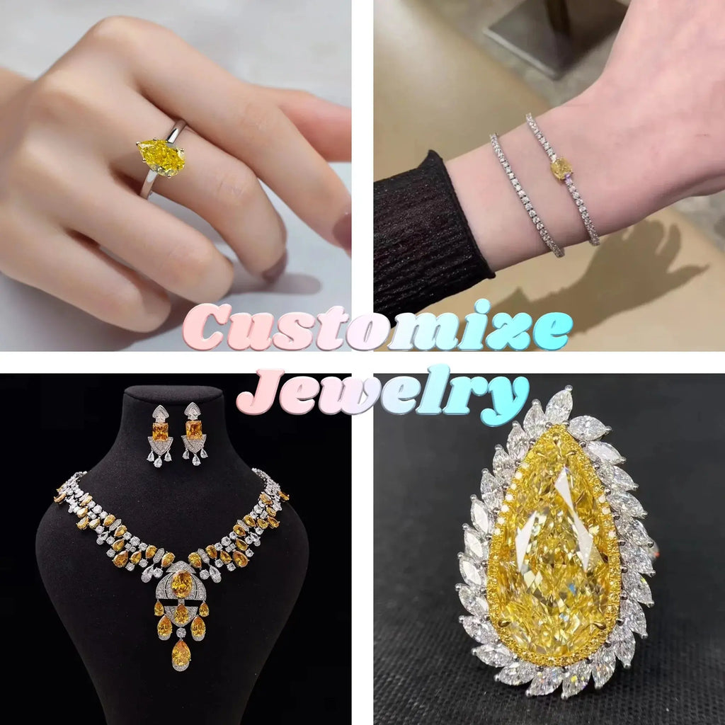 Yellow Lab Grown Diamonds - La Maison Val D'or