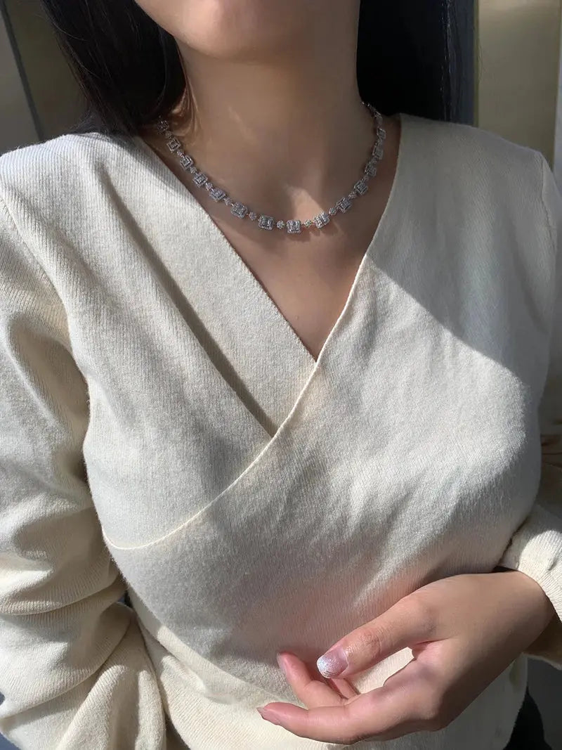 5ct Natural Diamond Necklace - La Maison Val D'or