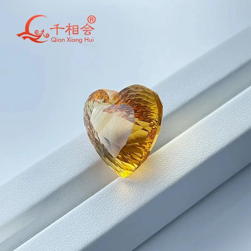52.46ct Heart Citrine Gem - La Maison Val D'or