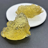 Natural Citrine Wealth Toad - La Maison Val D'or