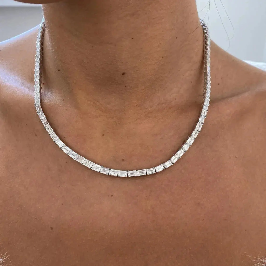 Platinum 37ct Diamond Choker - La Maison Val D'or