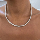 Platinum 37ct Diamond Choker - La Maison Val D'or
