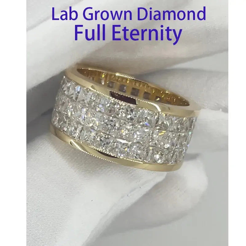 9ctw Lab Diamond Eternity Ring - La Maison Val D'or
