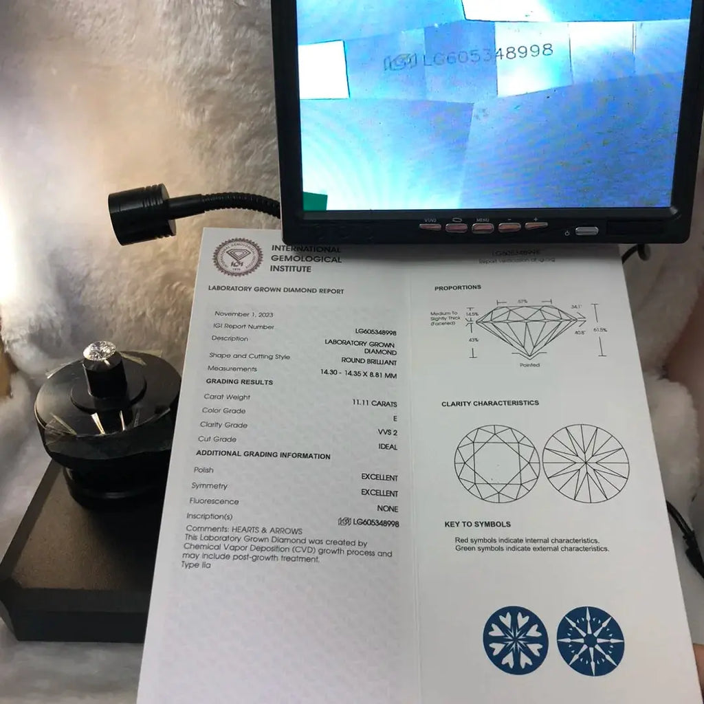 IGI CVD Lab Grown Diamonds - La Maison Val D'or