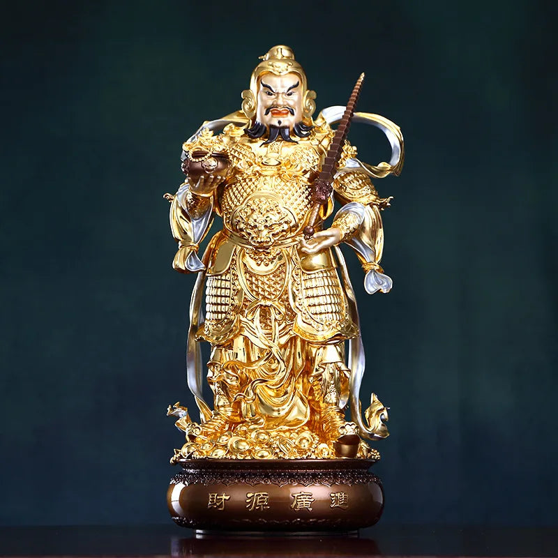 48cm Gold-Plated Wu Lu Statue