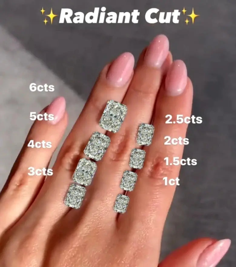 10Ct Radiant Lab Diamond Ring - La Maison Val D'or