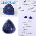 Blue Sapphire Cabochon Gem - La Maison Val D'or