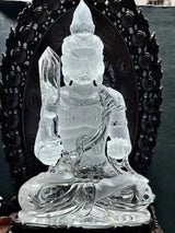 White Crystal Fudo Statue - La Maison Val D'or