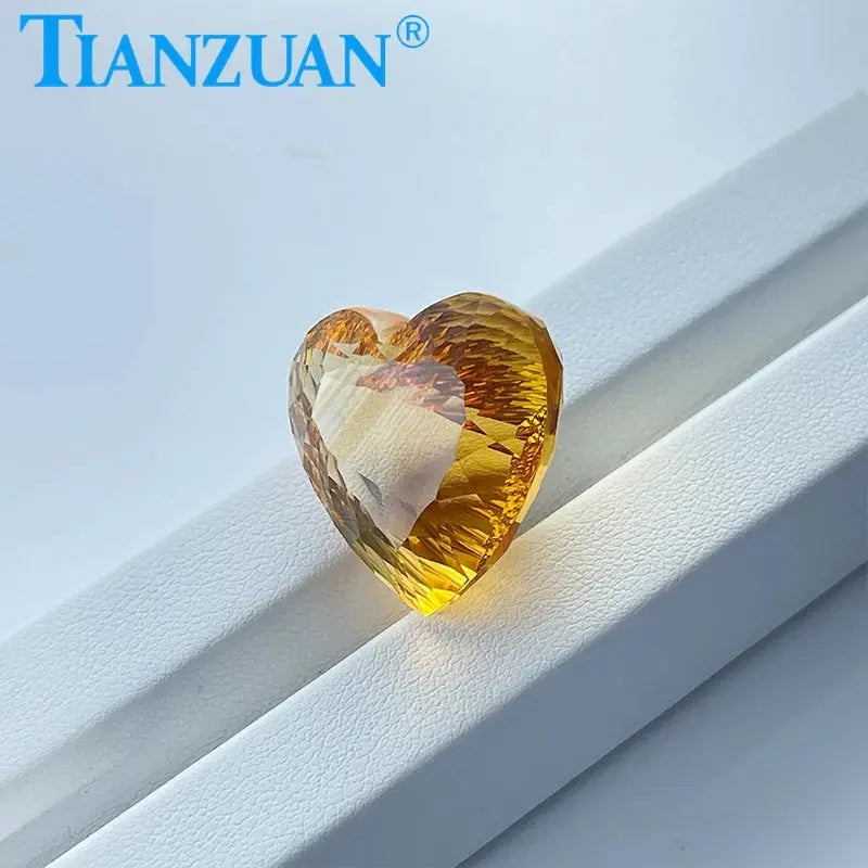 52.46ct Heart Cut Citrine - La Maison Val D'or