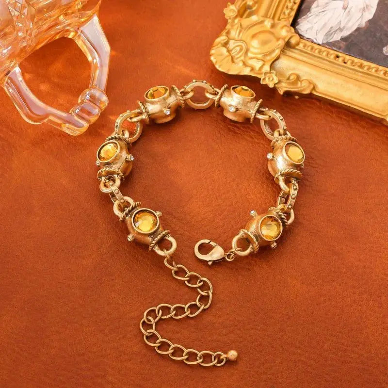 Vintage Turquoise Bracelet - La Maison Val D'or