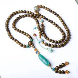 Agarwood Green Agate Bracelet - La Maison Val D'or