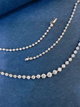 10 Carat Platinum Diamond Necklace - La Maison Val D'or