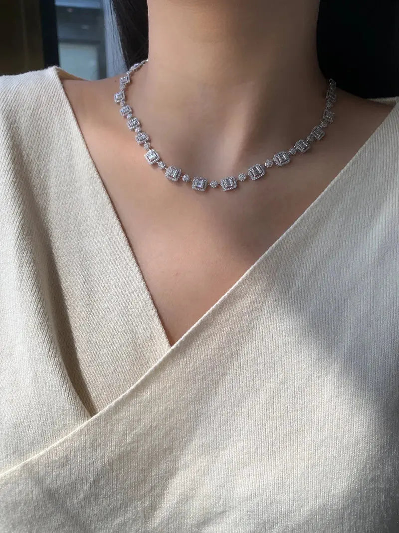 5ct Natural Diamond Necklace - La Maison Val D'or