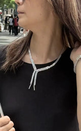 40ct Lab Diamond Tennis Necklace - La Maison Val D'or