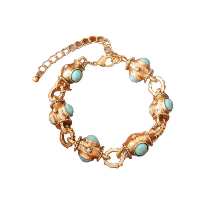Vintage Turquoise Bracelet - La Maison Val D'or