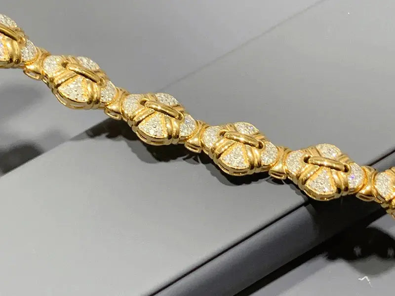 18K Gold 1.53ct Diamond Bracelet - La Maison Val D'or