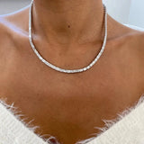Platinum 37ct Diamond Choker - La Maison Val D'or