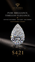 Certified Pear Lab Diamond La Maison Val D'or