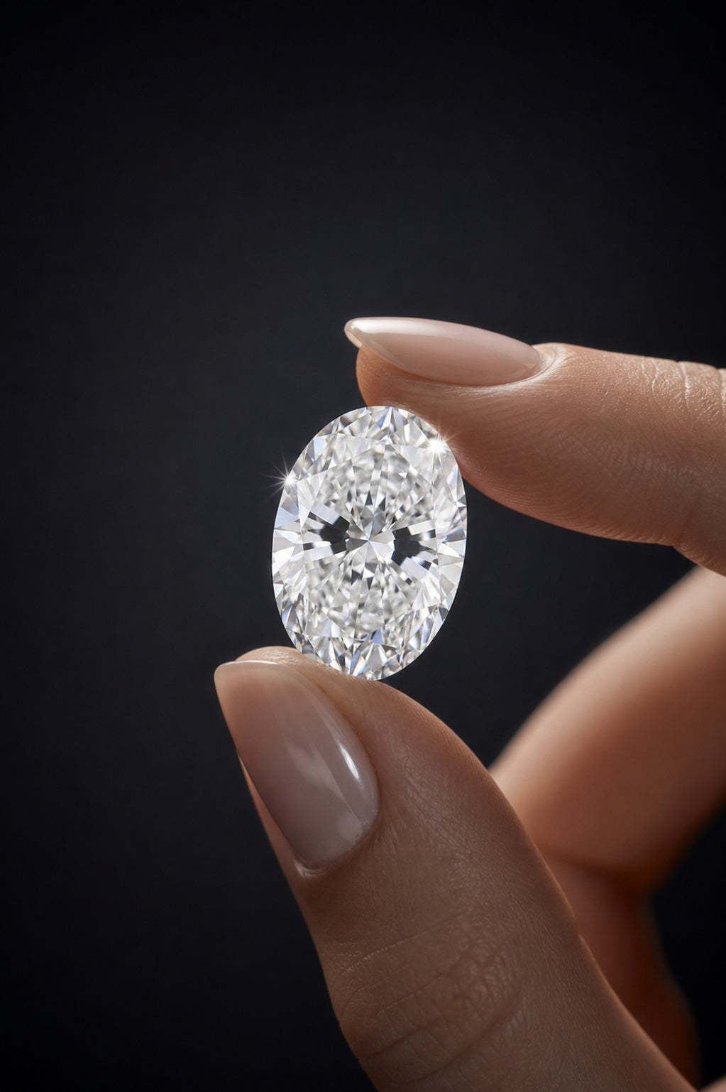 GIA 3.01ct Oval Natural Diamond D VS1 Excellent Cut