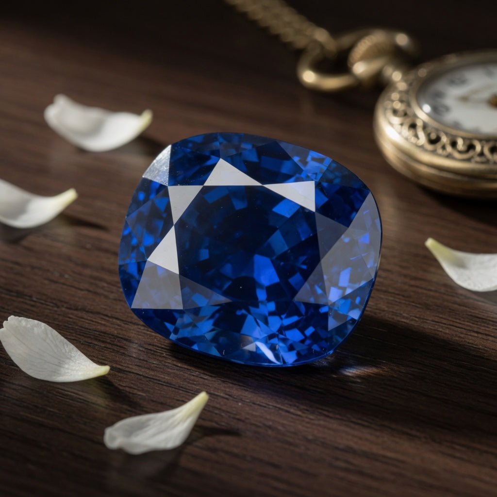 22.28ct Natural Blue Sapphire La Maison Val D'or