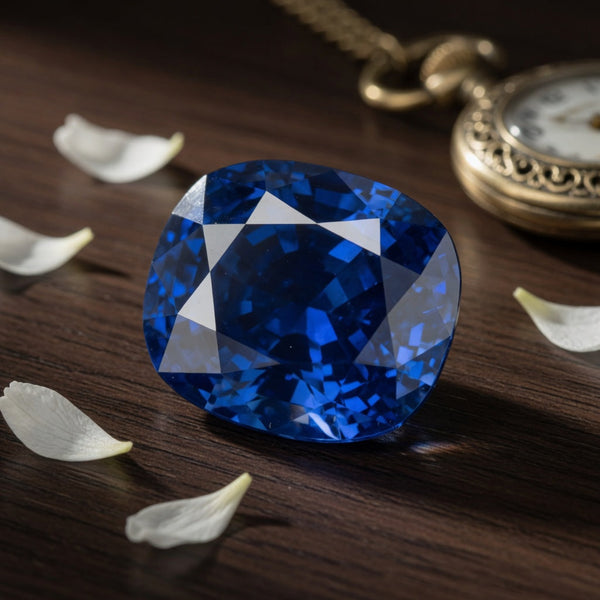 22.28ct Natural Blue Sapphire La Maison Val D'or